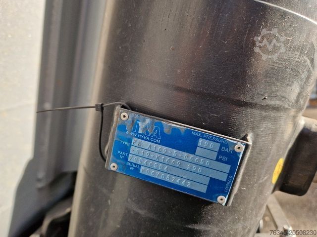 Tipper semitrailer WIELTON Alu-Kastenmulde 51m³ BULK Master Kombitür