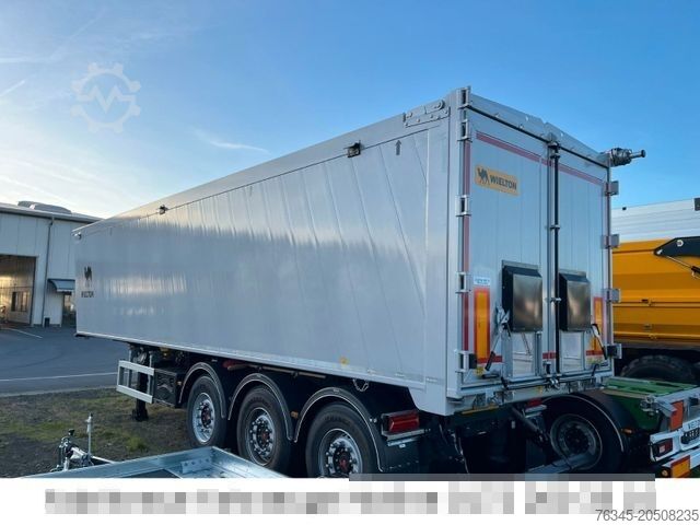 Tipper semitrailer WIELTON Alu-Kastenmulde 51m³ BULK Master SOFORT!
