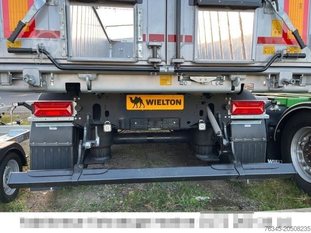 Tipper semitrailer WIELTON Alu-Kastenmulde 51m³ BULK Master SOFORT!