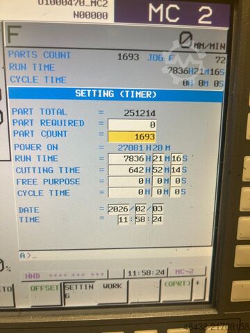 CNC turning and milling center Hyundai Wia LM1800TTSY