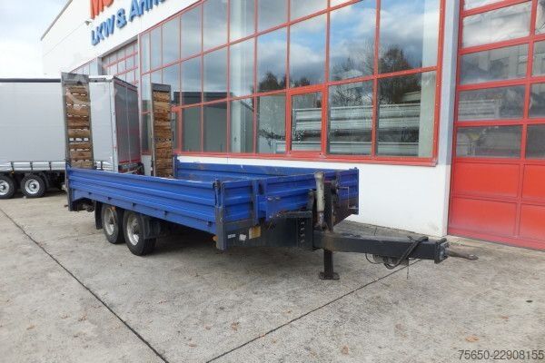 Alçak şasi römork Humbaur HBT10  Tandemtieflader