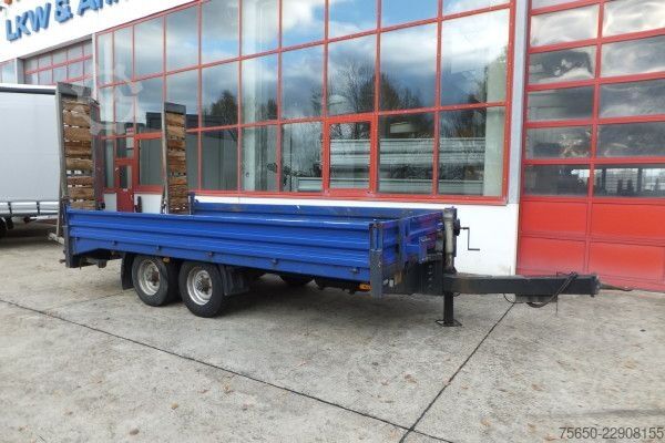 Alçak şasi römork Humbaur HBT10  Tandemtieflader