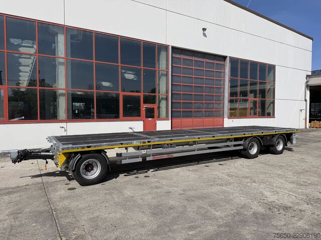 Open aanhangwagen Möslein T 3 Plato 10,5 m  3 Achs Jumbo Platoanhänger 10,50 m, Breitbereifung, Mega