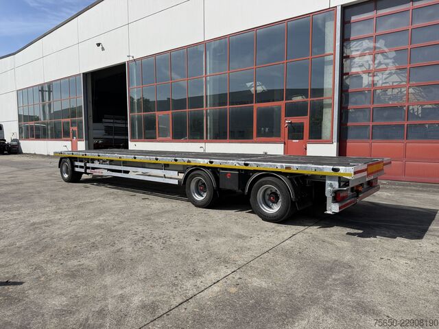 Open aanhangwagen Möslein T 3 Plato 10,5 m  3 Achs Jumbo Platoanhänger 10,50 m, Breitbereifung, Mega