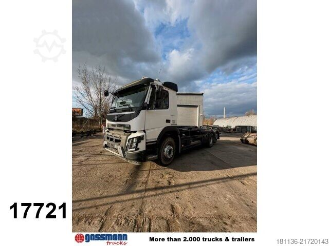 Kampós konténerszállító teherautó Volvo FMX 370/410 6x2, Meiller Abrollanlage RK 20.70,