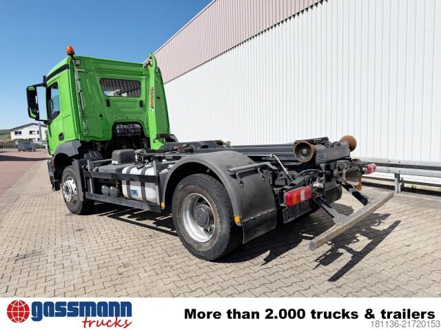 Kampós konténerszállító teherautó Mercedes-Benz Arocs 1835/4x2, Hiab Abrollanlage XR 10 S 4150 bis