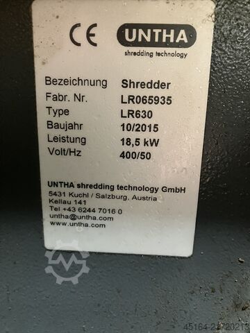 Chopper Untha LR 630