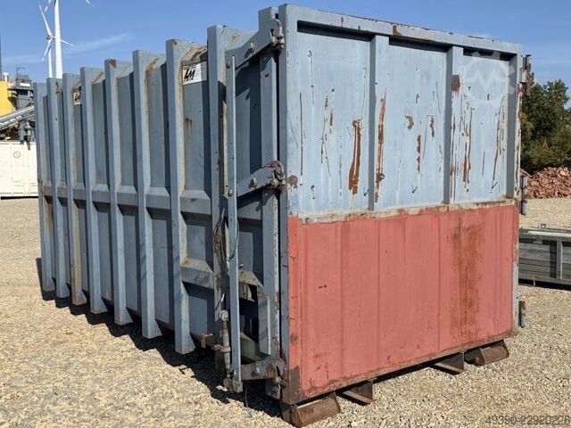 Container tip roll-off, container de presă cu descărcare prin rulare, container închis tip roll-off, AJK - L&M Ludden + Mennekes PC 4500