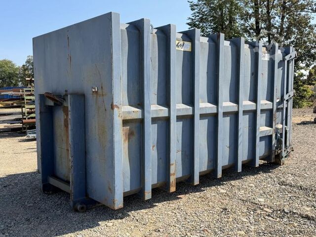 Container tip roll-off, container de presă cu descărcare prin rulare, container închis tip roll-off, AJK - L&M Ludden + Mennekes PC 4500