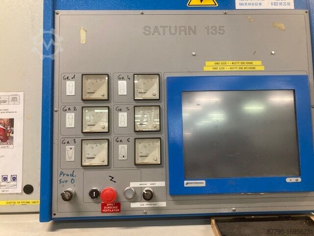 Geniş bant zımpara INFOTRONIC COMPACT SATURN135RRK INF et SATURN 135 R