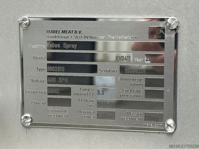Mariniermaschine Marel ValueSpray