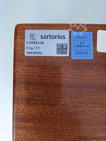 Sartorius YCW653 5KG / F1 Gewicht Sartorius YCW653 5KG / F1