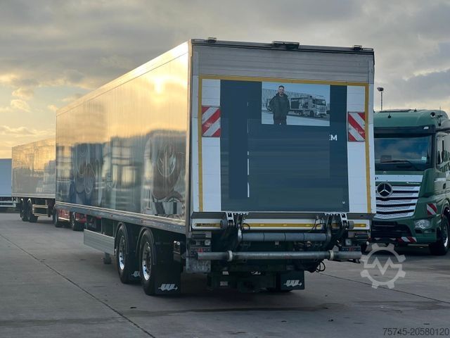 Semiremorcă carosată WÜLLHORST * WIE NEUWERTIG * 2T LBW * LIFT * SAF