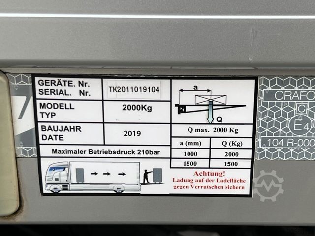 Semiremorcă carosată WÜLLHORST * WIE NEUWERTIG * 2T LBW * LIFT * SAF