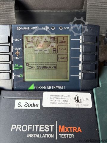  Gossen Metrawatt PROFITEST MXTRA CAT III CAT IV Tester instalacji