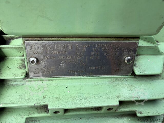  Siemens 1LA5083-2AA20 silnik 1.1 kW 2850 obr Agregat pompa