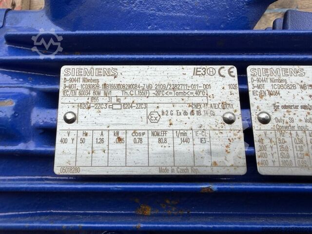  Pompa KSB ETALINE ETL  silnik Siemens 0.55 kW EX ATEX