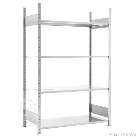 Used Shelving shelving unit complete with accessories, W: 1390, D: 640, H: 2000 (mm). Kruizinga 77-00252
