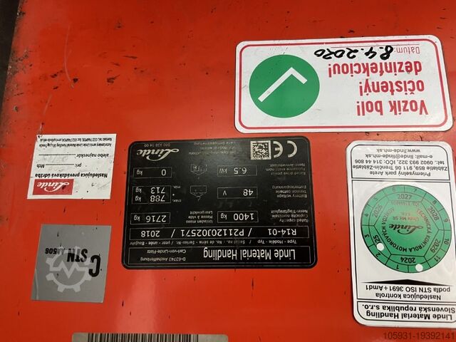 Tehergépkocsi Linde R14-01