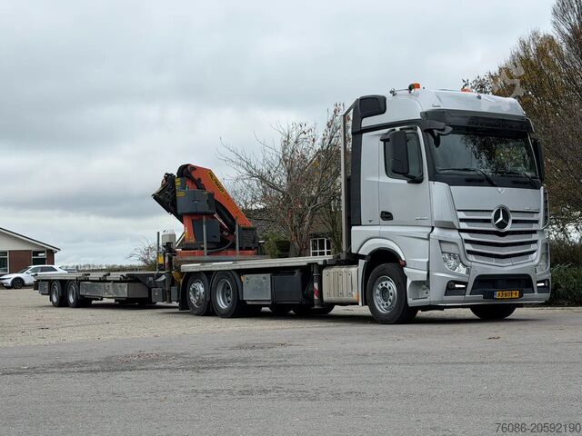 Kranbil Mercedes-Benz Actros 2640 PALFINGER 34TM CRANE/GRUE!!RADIO RE...