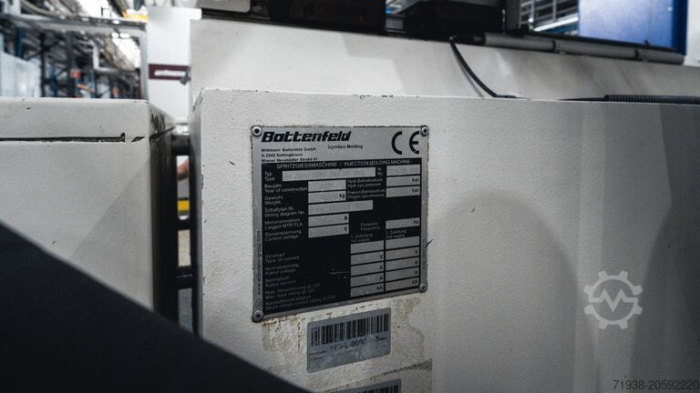 Enjeksiyonlu kalıp makinası BATTENFELD HM 300/1330
