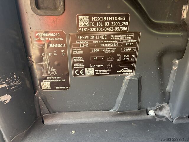 LINDE E16-02 EVO Linde E16-02 EVO