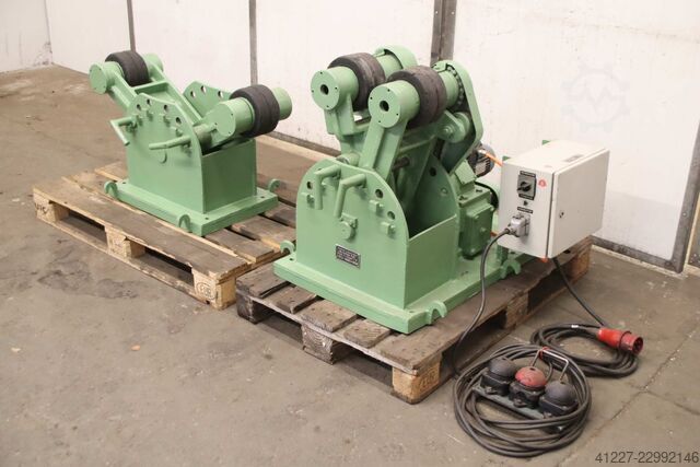 Dispositif de rotation du récipient Ton Heitze 405/0 Rollenabstand 240 - 780 mm