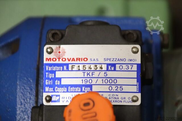 Dispositif de rotation du récipient Ton Heitze 405/0 Rollenabstand 240 - 780 mm