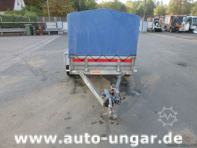 Nyitott pótkocsi ponyvával Temared Tema Anhänger 1.000kg Tieflader Plane