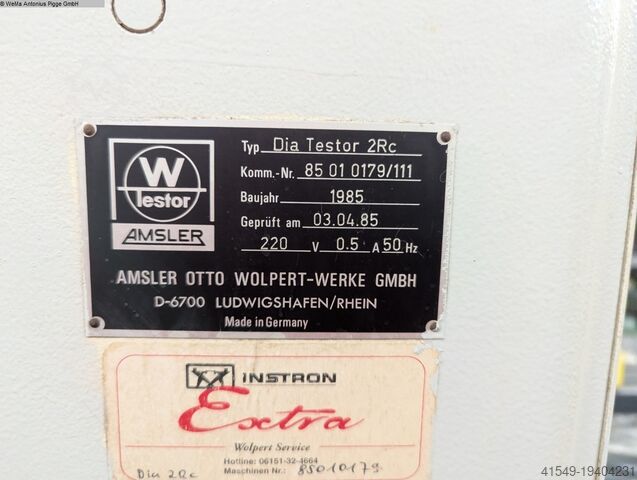 Hardness Tester WOLPERT Dia Testor 2RC