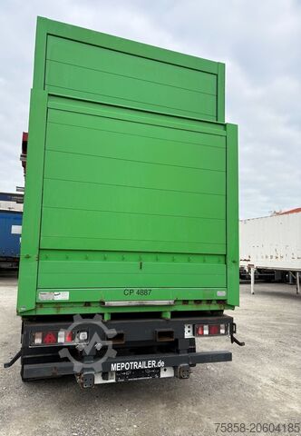 Wechselpritsche Krone Baustoff 7,45m Zurringe Bordwände Türen
