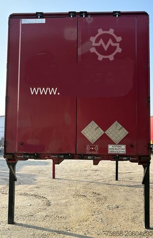 Caisse mobile avec fourgon Krone 7,45m Wechselkoffer mit Türen