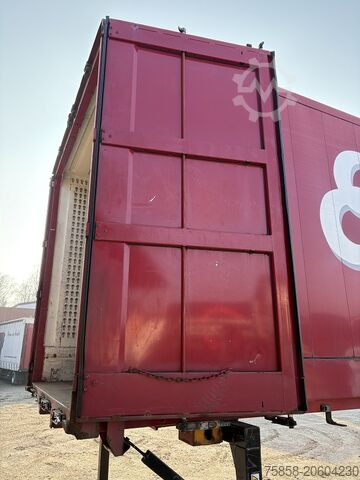 Caisse mobile avec fourgon Krone 7,45m Wechselkoffer mit Türen