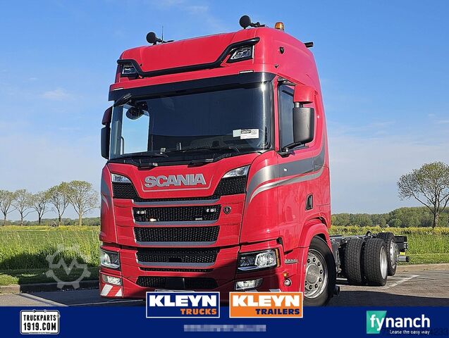 Chassis med førerhus SCANIA R500 6x2 Retarder Leather