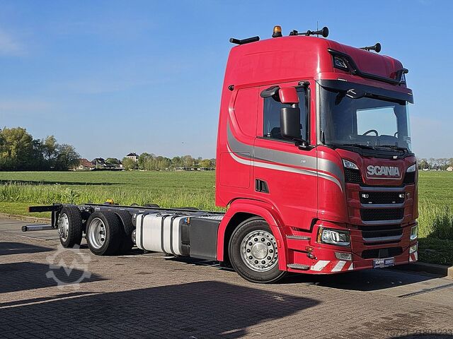 Chassis med førerhus SCANIA R500 6x2 Retarder Leather