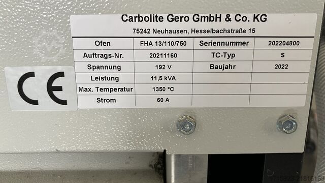 Horno tubular Carbolite Rohrofen