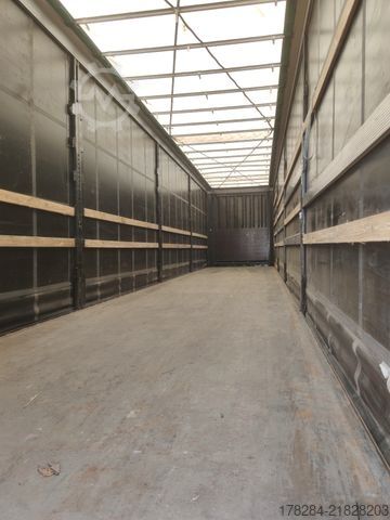 Semi-remorque bâchée KRONE Mega Liner SZP 18 Edscha, hydraulisches Hubdach
