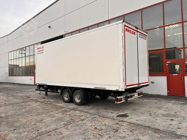 Remolque caja Möslein TKO 105 D Schwebheim  Tandem- Koffer- Anhänger, Durchladbar