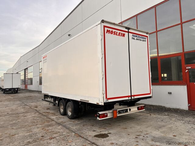 Remolque caja Möslein TKO 105 D Schwebheim Tandem- Koffer- Anhänger, Durchladbar