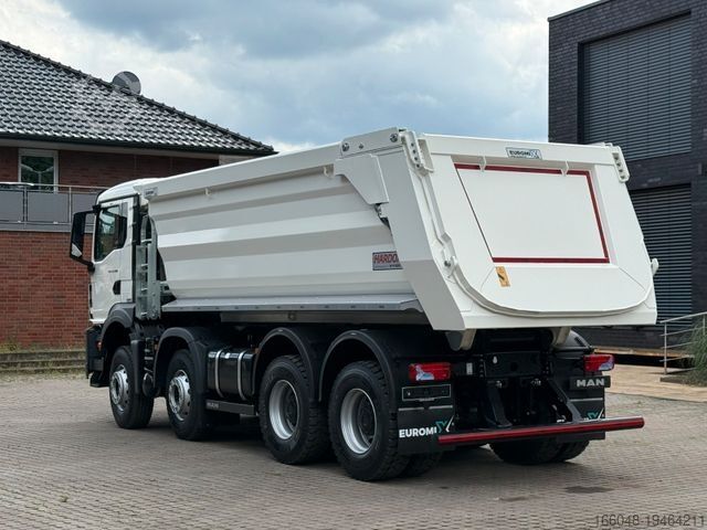 Kipper LKW MAN TGS 41.480 BB 8X4 Hydraulische Klappe