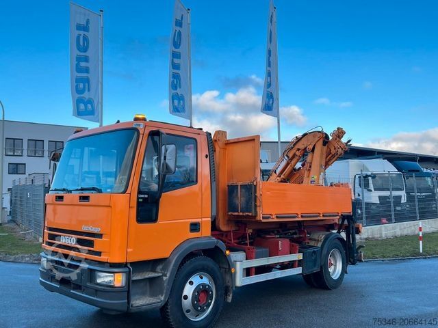 Lastbilsmonterad kran IVECO ML 120E18 Abrollkipper/Kran-Mulde/Funk/Seilwinde