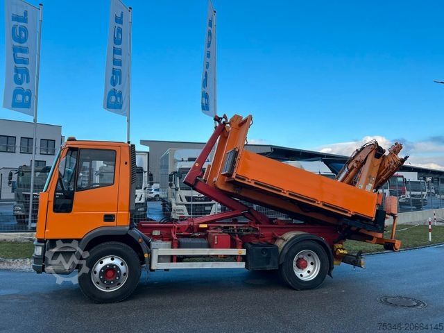 Lastbilsmonterad kran IVECO ML 120E18 Abrollkipper/Kran-Mulde/Funk/Seilwinde