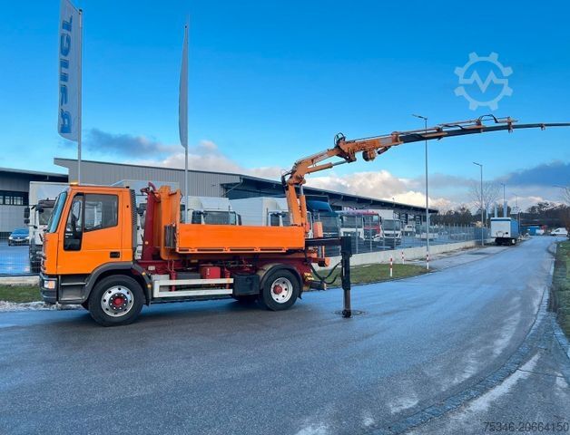 Speciallastbil IVECO ML 120E18 Abrollkipper/Kran-Mulde/Funk/Seilwinde