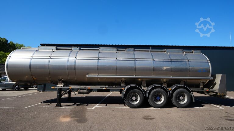 Gıda tankeri Van Hool 3 axle food tank trailer 33.300ltr