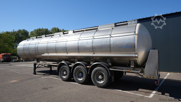 Gıda tankeri Van Hool 3 axle food tank trailer 33.300ltr
