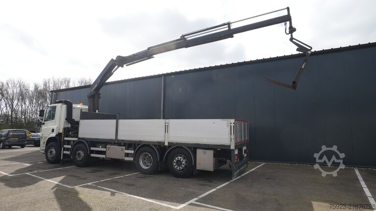 Vinç kamyonu DAF CF 400 open box with Palfinger PK 17502 crane