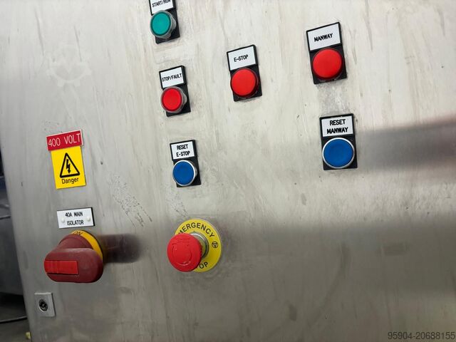 Edelstahlummanteltes und drehzahlgeregeltes Rührwerk Jacketed Mixing Tank & Temperature 300 Ltr