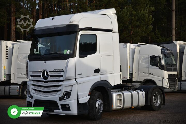 Standardowy ciągnik siodłowy MERCEDES-BENZ Actros 5 1845 BigSpace MirroCam
