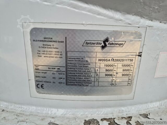 Vakuově-tlakový nákladní vůz MAN TGS 26.480 / SPRITZER SILO / 24+28m3