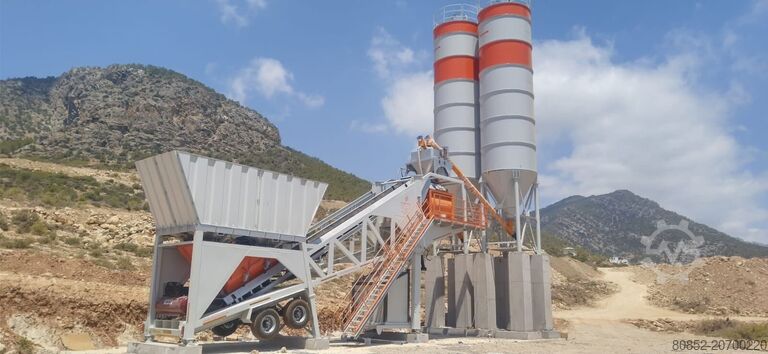 Beton fabrika Polygonmach PMC-90-100 m3 mobile concrete batching plant